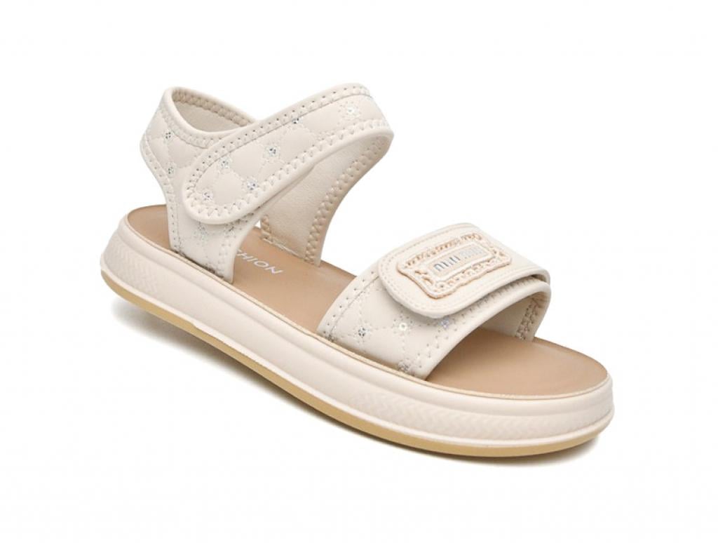 Cандали для девочек 1713 р. 37 Бежевый Cандали для девочек 1713 р. 37 Бежевый