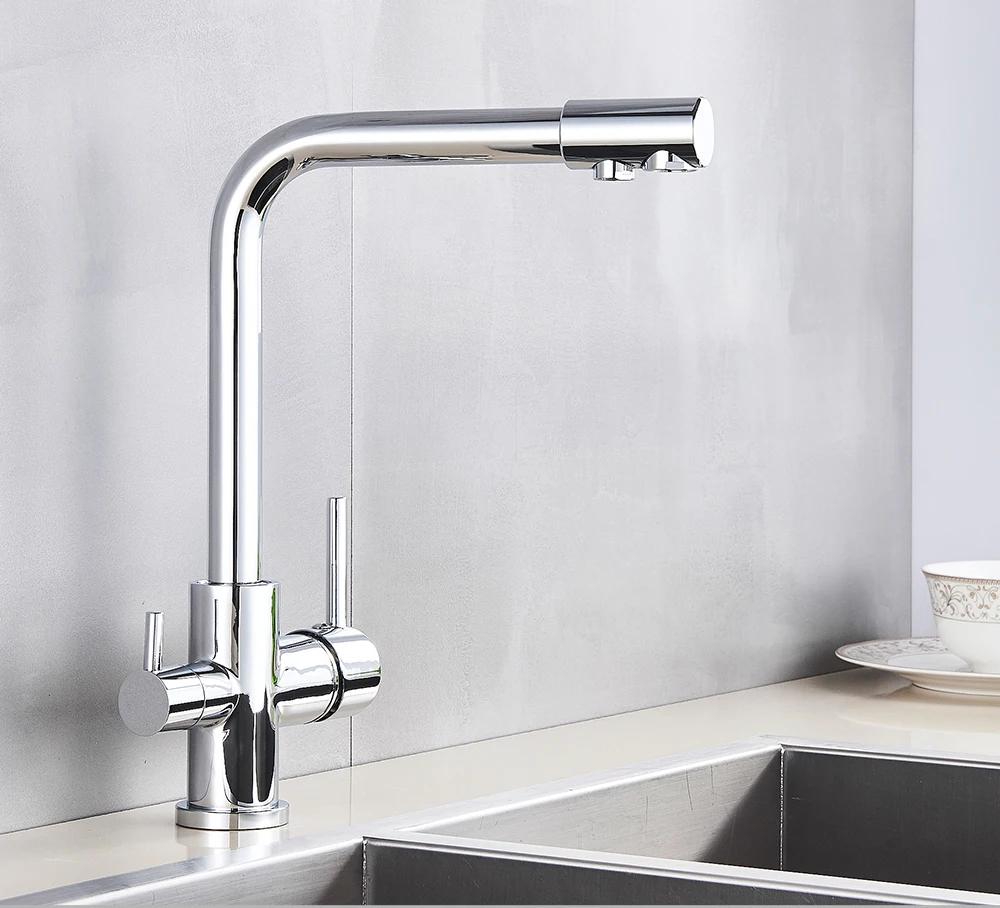 Смеситель кухонный с подключением к фильтру EcoStream Сhrome (30002)