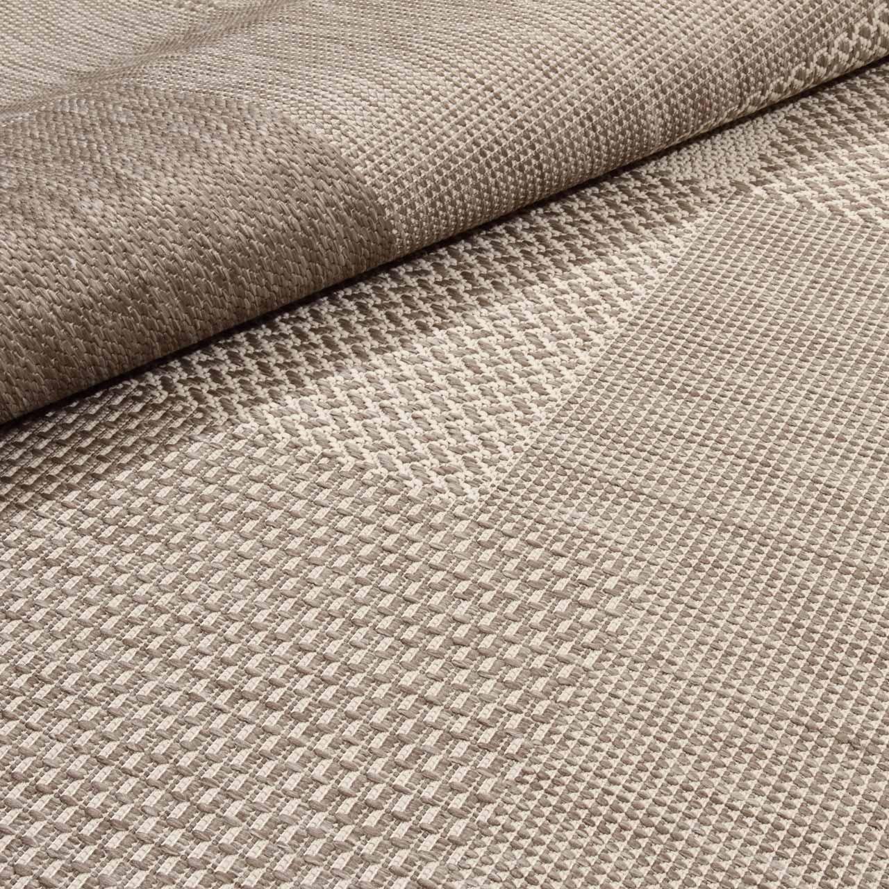 Ковер безворсовый на резиновой основе DAKARIA Flex Run 19682/111 2x2 м Бежевый (00-00022142) - фото 2