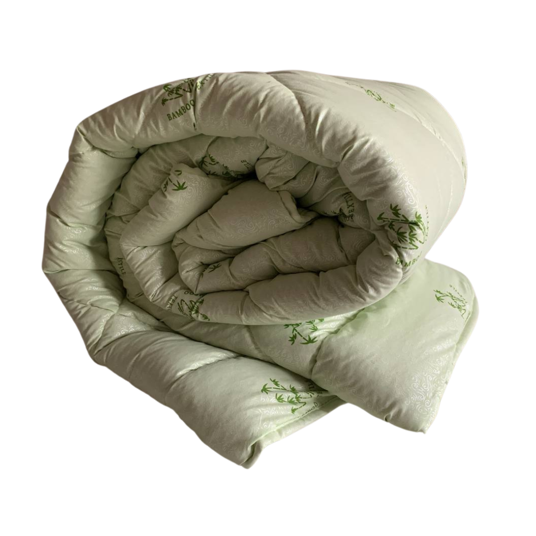 Одеяло летнее Бамбук двухспальное 180х210 см - фото 4