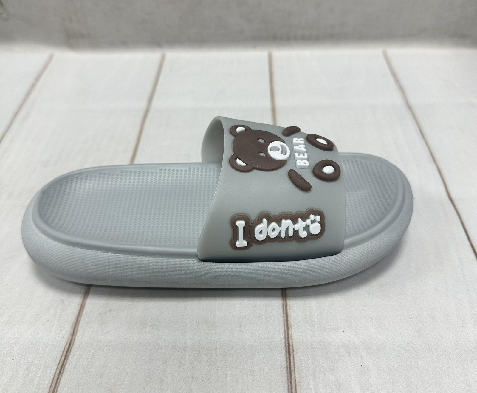 Шлепанцы детские luck Line bear р. 30 20 см Серый (18207170)