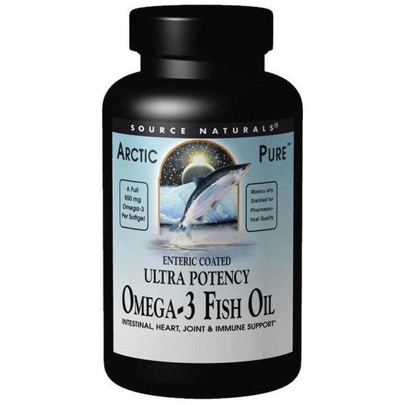 Омега 3 Source Naturals Arctic Pure Ultra Potency Omega-3 Fish Oil 850 мг 120 Softgels