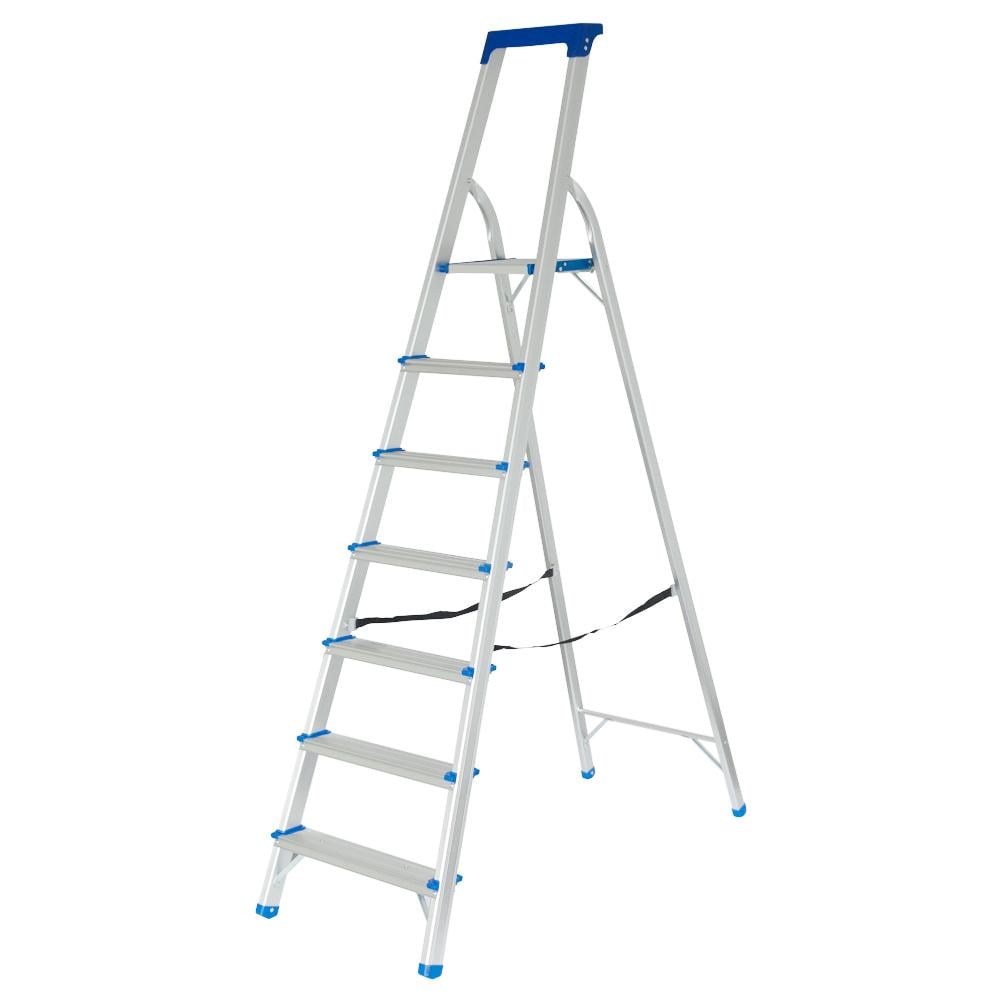 Стремянка алюминиевая Sigma 7 ступеней 2,01м (5036654) - фото 1 Стремянка алюминиевая Sigma 7 ступеней 2,01м (5036654) - фото 1