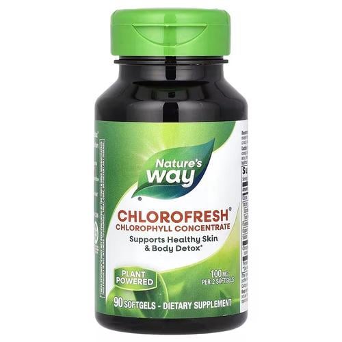 Хлорофилл Nature's Way Chlorofresh Chlorophyll 100 мг 90 Softgels (NWY-03550)
