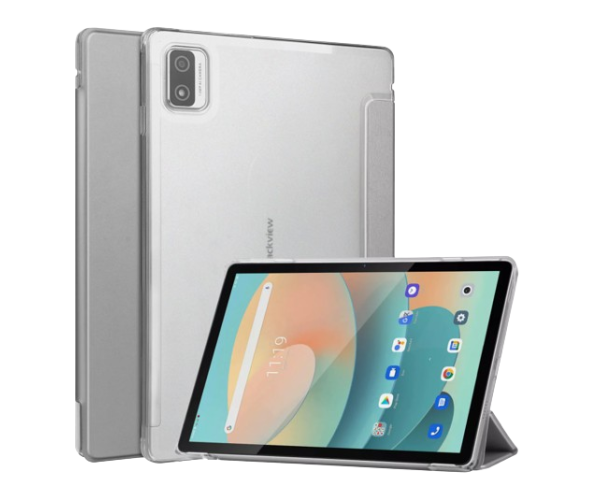Чехол-книжка Glass Magnet Flip Cover для Blackview Tab 12 Pro Серебряный Чехол-книжка Glass Magnet Flip Cover для Blackview Tab 12 Pro Серебряный