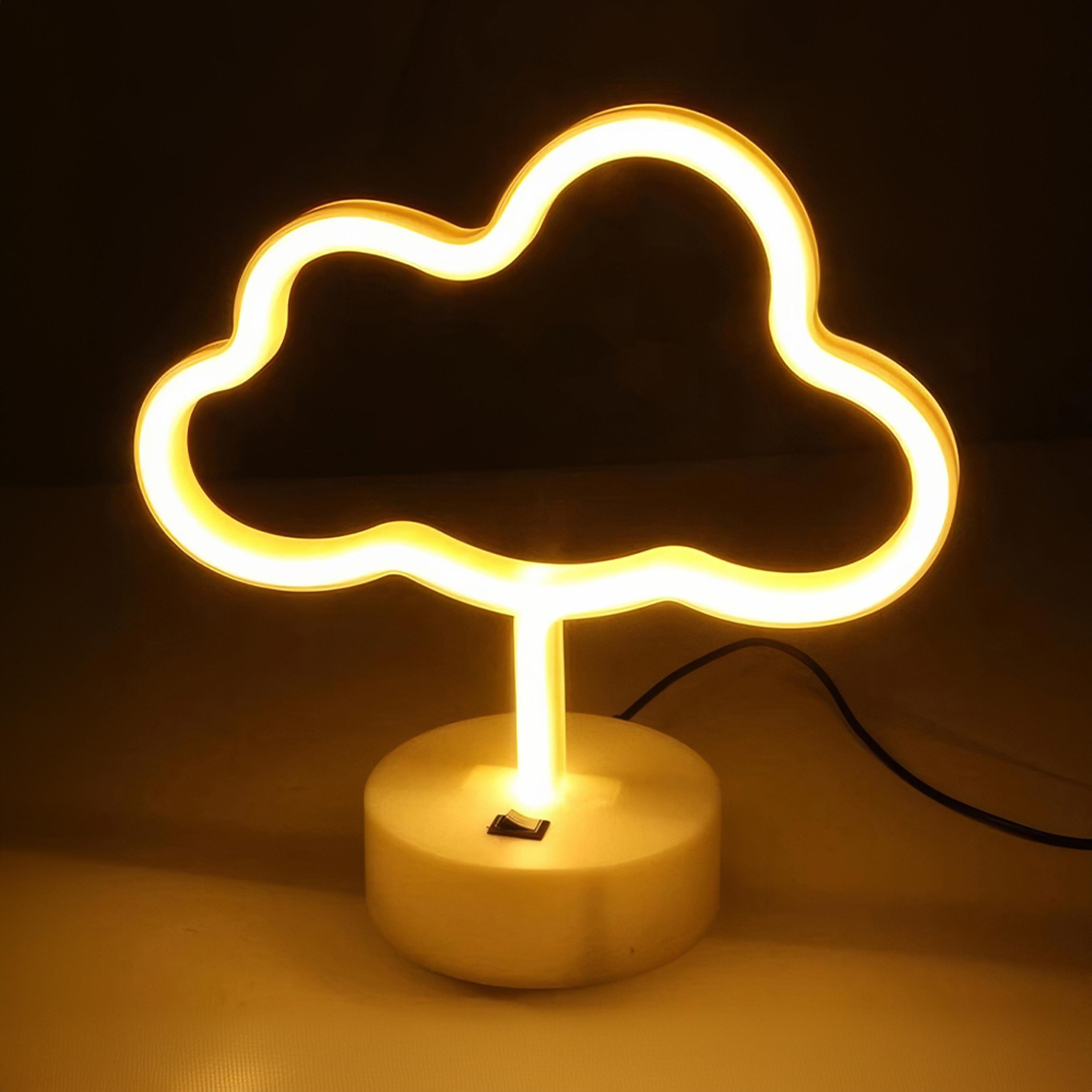 Нічник неоновий Хмара Теплий білий (WLS-QX-NH2396W)