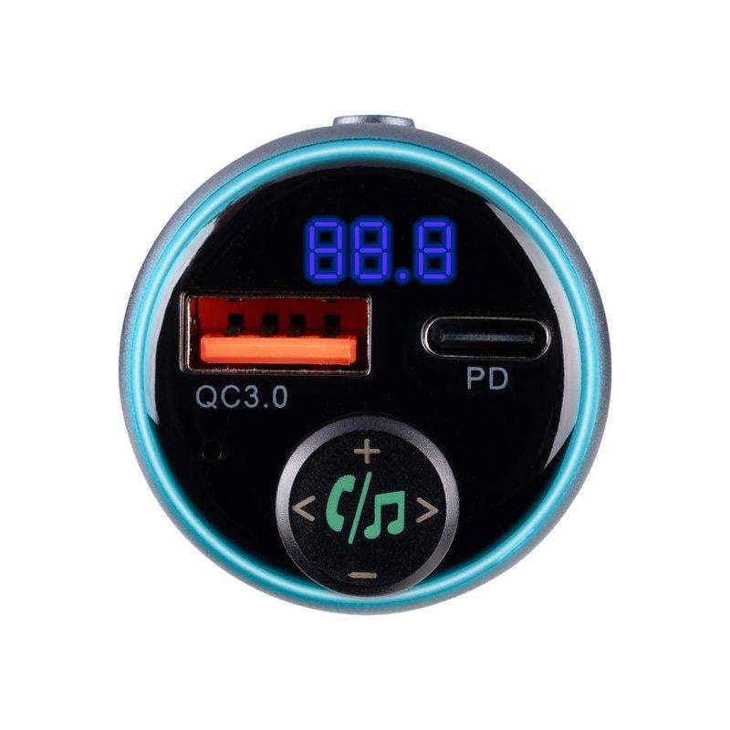 Модулятор FM Gelius GP-FMT050s 30W PD/18W QC (RGB) - фото 5