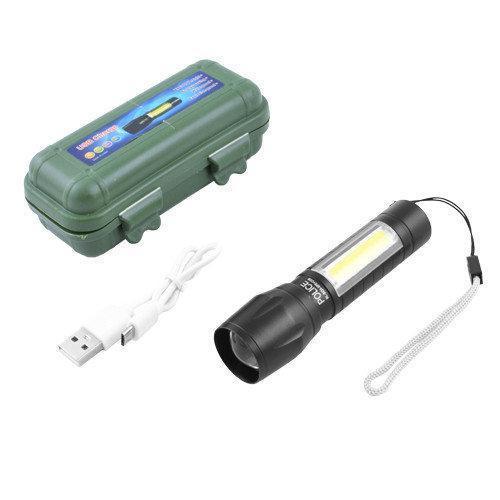 Компактний акумуляторний LED ліхтарик USB COP BL-511 - фото 8