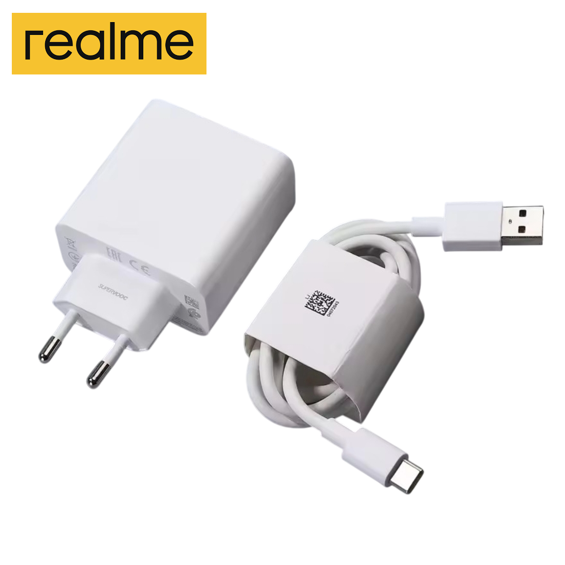Зарядное устройство сетевое Realme SuperVOOC 100W OEM с кабелем 1 м (30773253) - фото 2 Зарядное устройство сетевое Realme SuperVOOC 100W OEM с кабелем 1 м (30773253) - фото 2