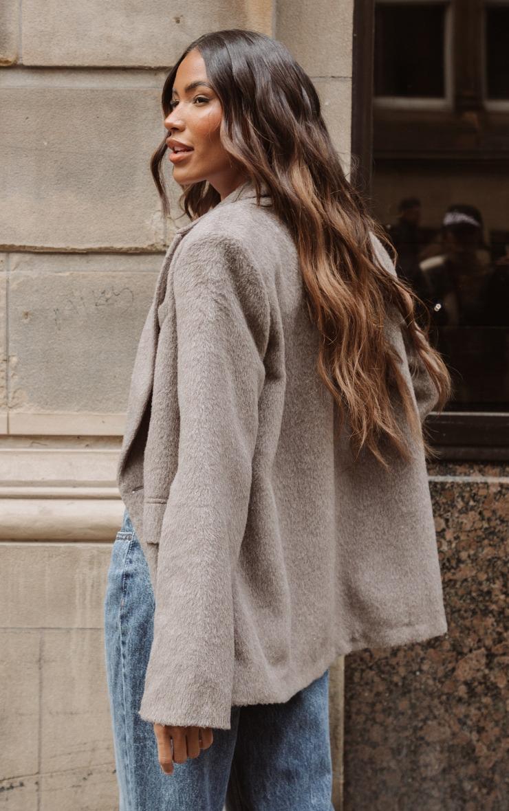 Жакет PrettyLittleThing CMZ3407 р. 36 Серый - фото 2 Жакет PrettyLittleThing CMZ3407 р. 36 Серый - фото 2