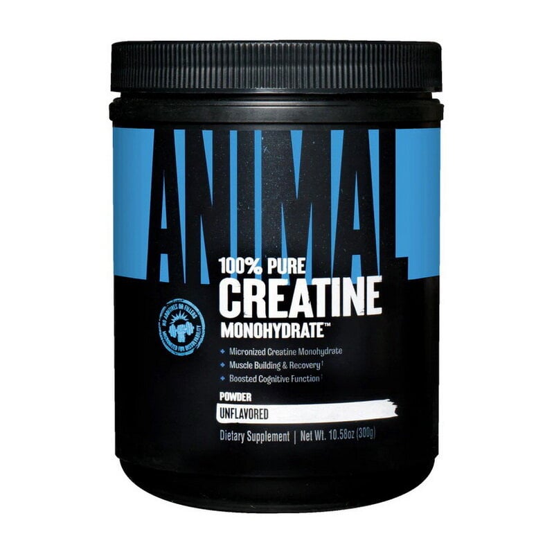 Креатин моногидрат микронизированный Universal Animal 100% Pure Creatine Monohydrate 300 г