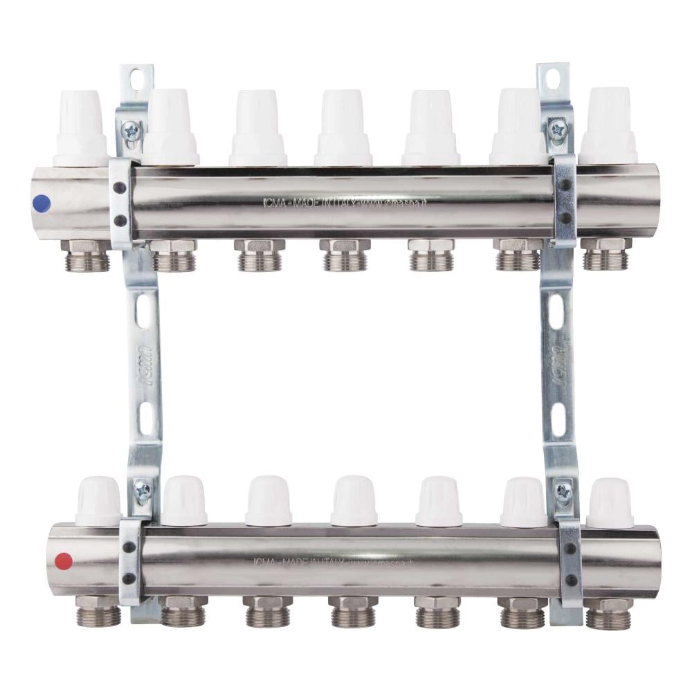 Коллектор ICMA №K005 на 7 выходов без расходомера 1" (FRRS00020442)