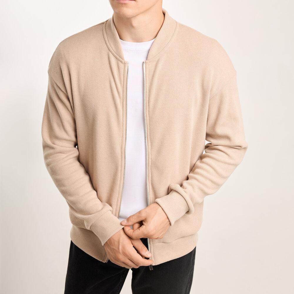 Джемпер мужской Pobedov Moon на молнии XL Бежевый (25021/1/4) - фото 1 Джемпер мужской Pobedov Moon на молнии XL Бежевый (25021/1/4) - фото 1