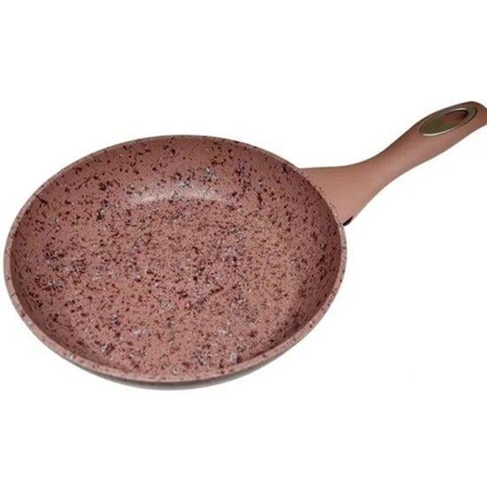 Сковорода BESSER 10375-28 с индукционным дном и крышкой 28 см Коричневый (616198)