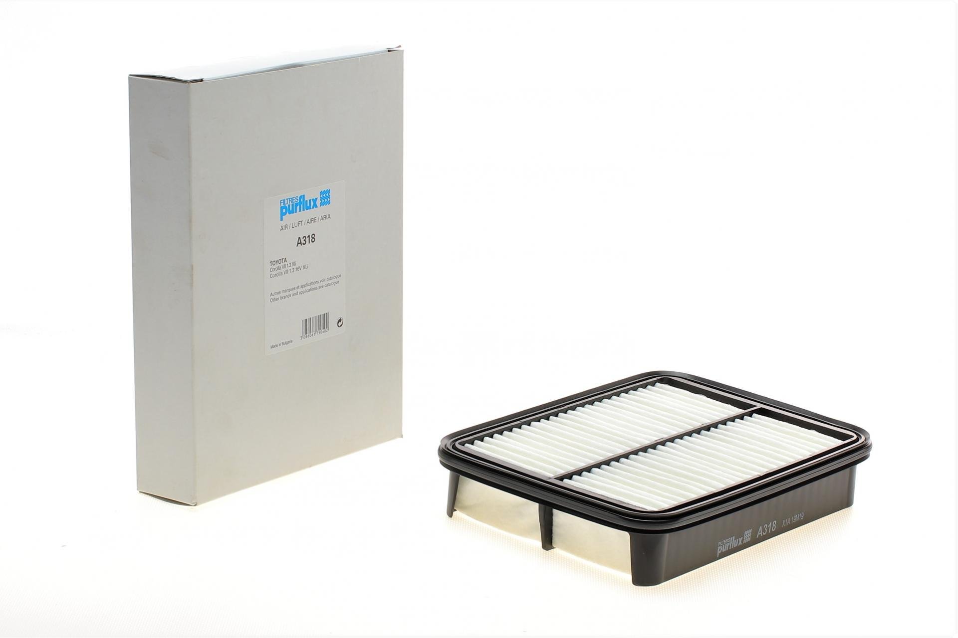 Фильтр воздушный PURFLUX для Toyota Corolla 1,3-1,6i 85-00- (A318)