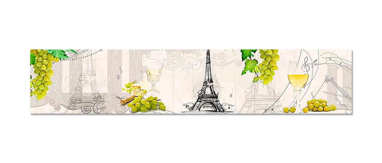 Наклейка виниловая 3D Zatarga Эйфелева башня и Виноград 600х3000 мм (1274515423) Наклейка виниловая 3D Zatarga Эйфелева башня и Виноград 600х3000 мм (1274515423)