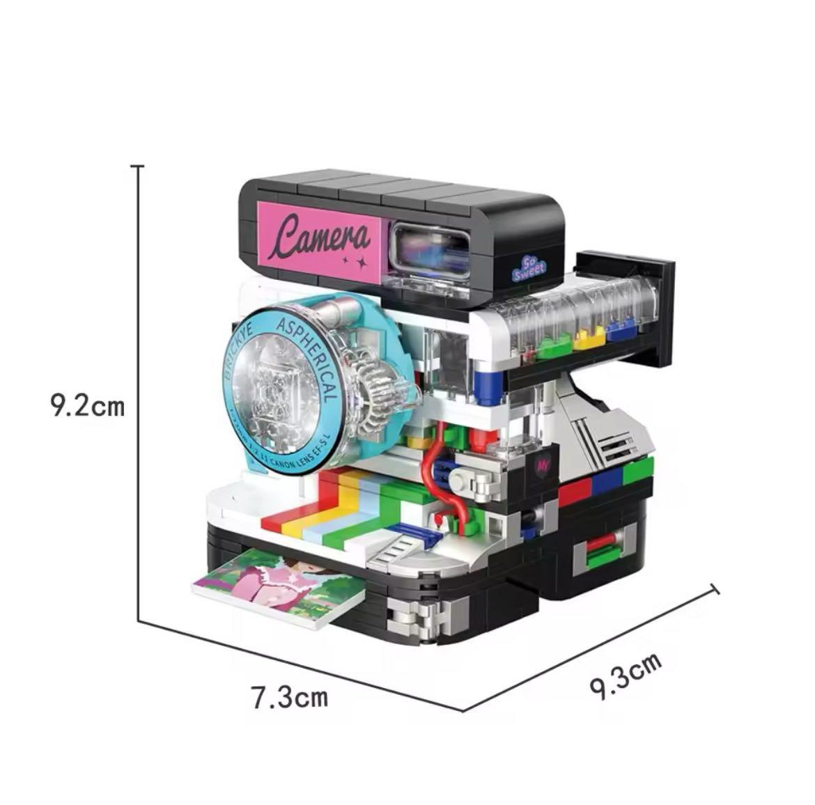 Конструктор фотоаппарат Instant Camera для детей и взрослых 478 деталей - фото 3 Конструктор фотоаппарат Instant Camera для детей и взрослых 478 деталей - фото 3