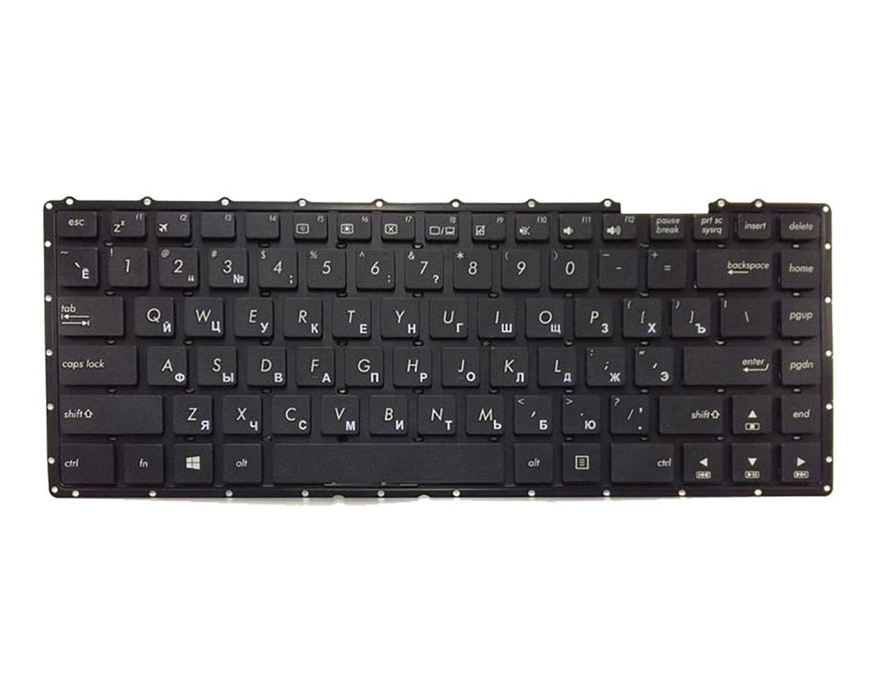 Клавиатура для ноутбука Asus D454 D454YA матовая (0KNB0-4135RU00)