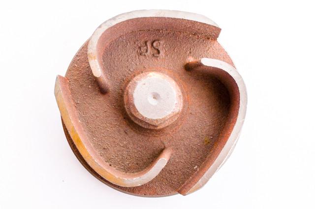 Крыльчатка помпы для 120 под резьбу 3 лопасти (2939)