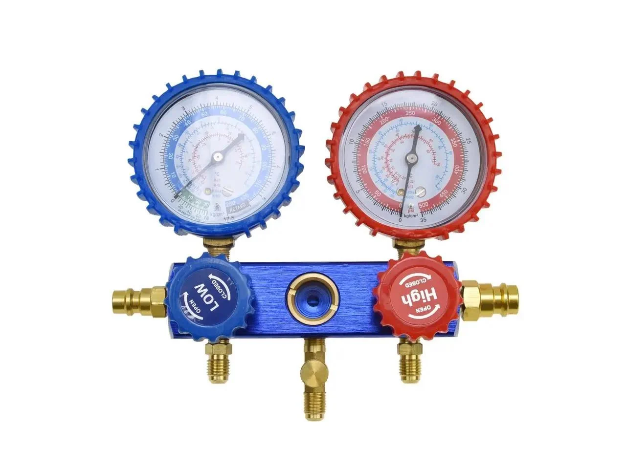 Колектор манометричний 2-вентильний Whicepart CT-736G для фреонів R-410a/R-22/R-134a/R-404a