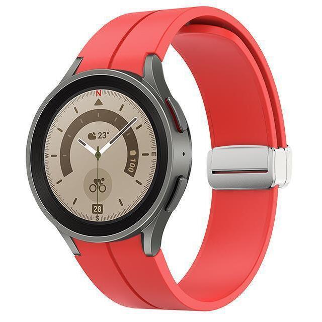 Ремешок силиконовый Watchbands Cls для Samsung Galaxy Watch 4 Classic 42 мм Красный (EP01-9WB91867749)