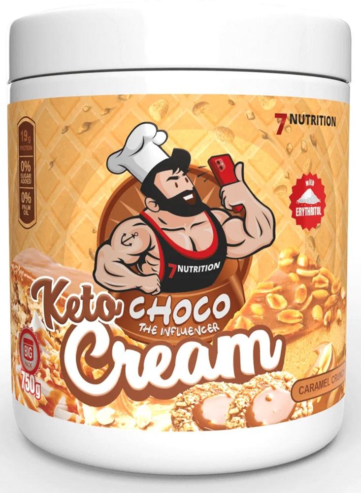 Заменитель питания Keto Cream 7 Nutrition карамельный крем с жареным арахисом 750 g