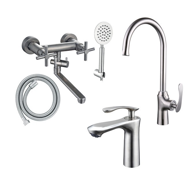 Набор смесителей для ванной Lambert 3в1 LR68296