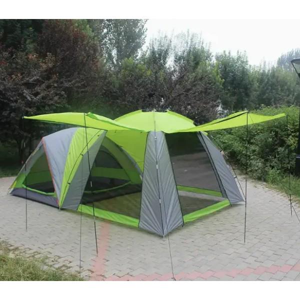 Намет туристичний з навісом для 4 осіб + тамбур та москітна сітка - фото 8