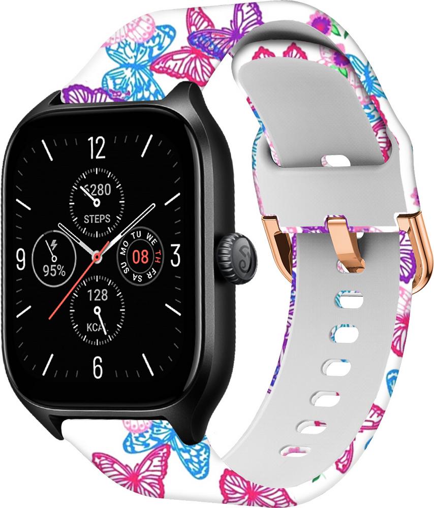 Ремешок Colorful для Amazfit GTS 4/mini Butterfly (29524)