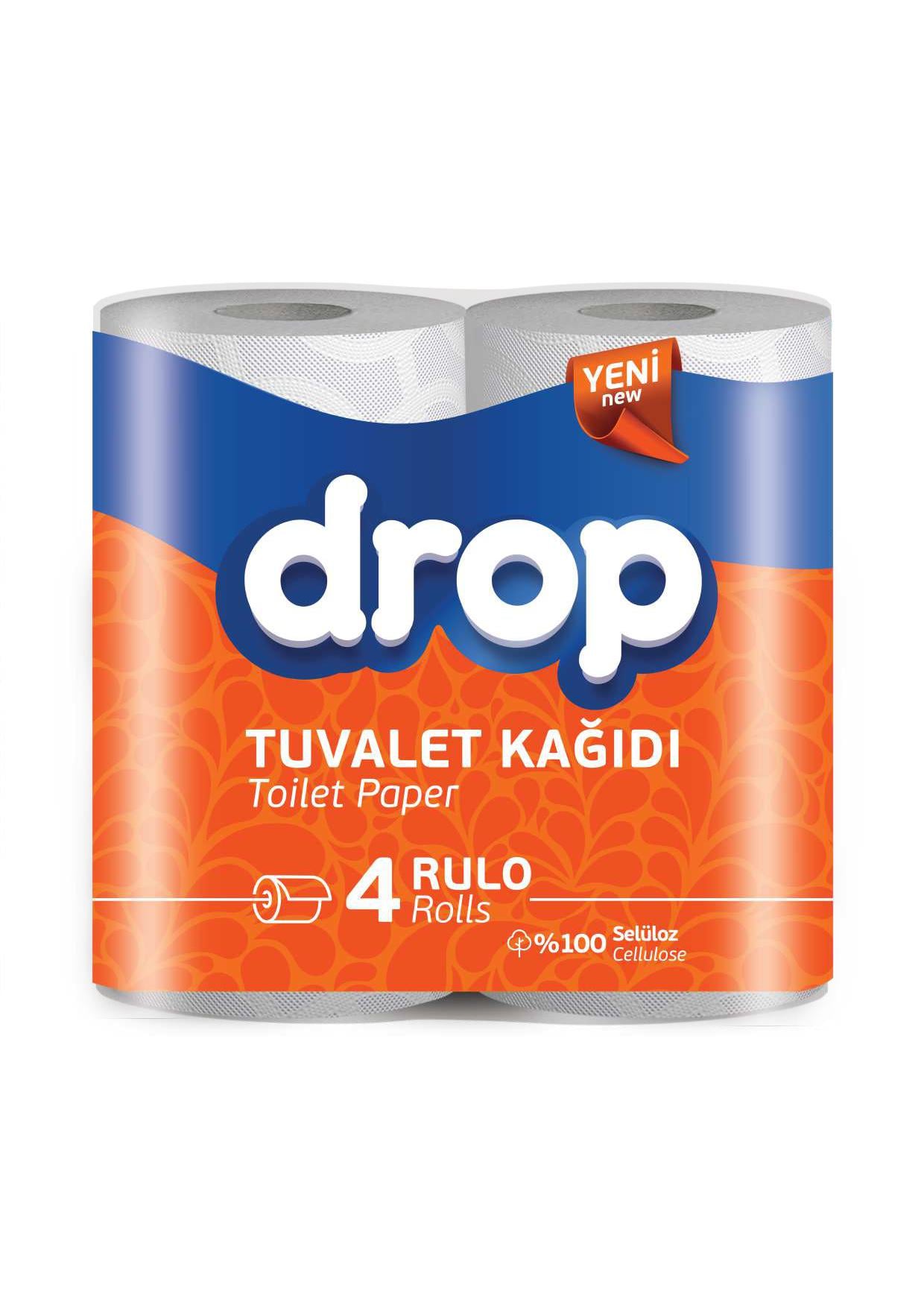 Туалетная бумага Drop 2-х слойная 4 шт./упак. (00000000054)