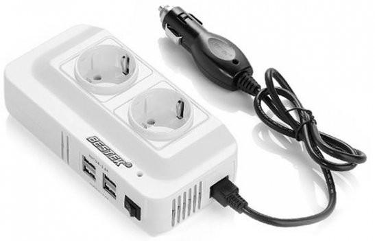 Автомобильный инвертор Bestek MRI2013NU 200 Вт 12/220 Вт White (5677283) Автомобильный инвертор Bestek MRI2013NU 200 Вт 12/220 Вт White (5677283)