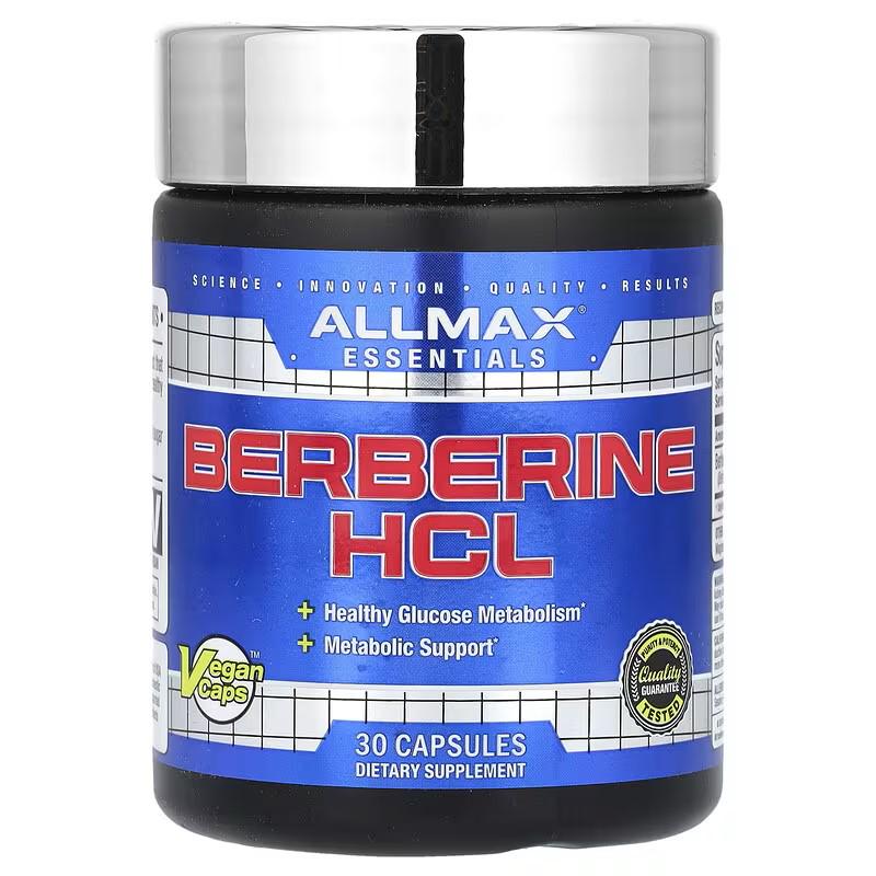 Берберин AllMax Berberine HCL 30 капсул