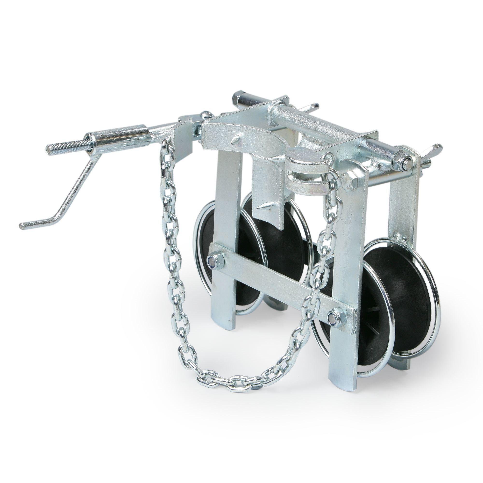 Ролик монтажний Ensto ST26.22 подвійний ø 50 мм нейлон кріплення ланцюгом 1 штука