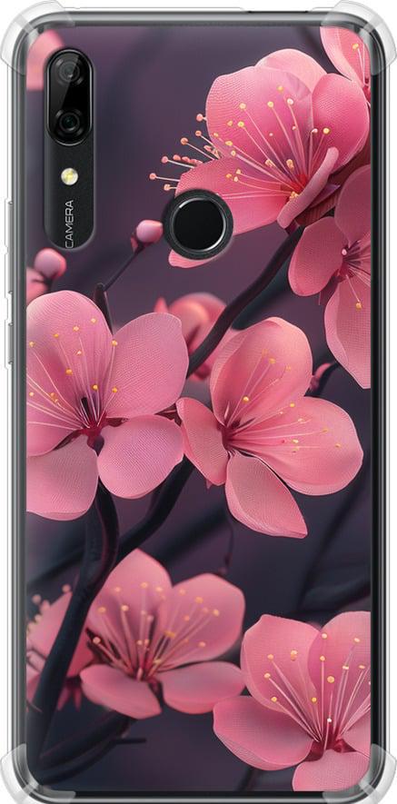Чехол на Huawei P Smart Z Пурпурная сакура (6075sp-1704-42517)