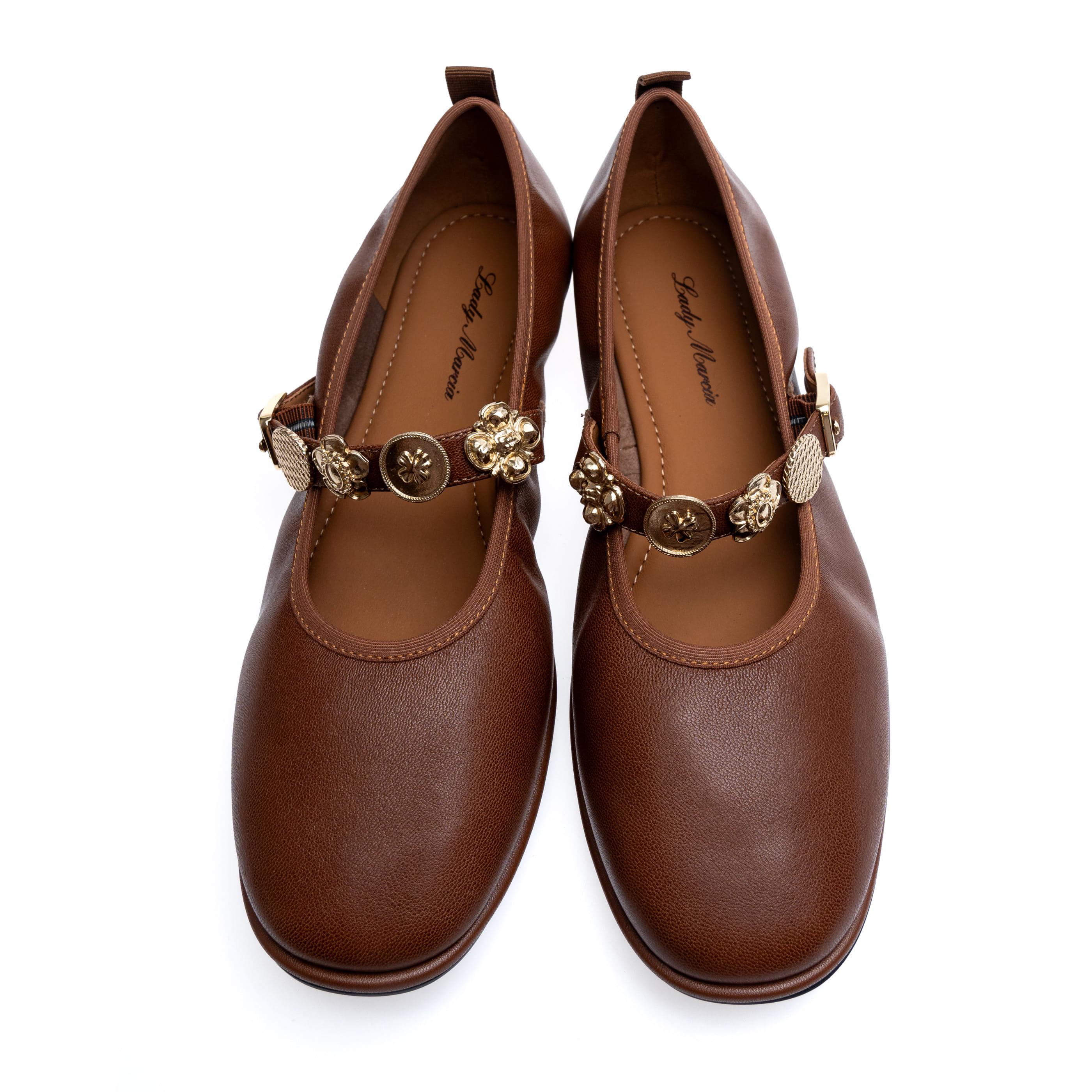 Балетки Lady Marcia 01597 р. 39 Рыжий (104363741) - фото 4