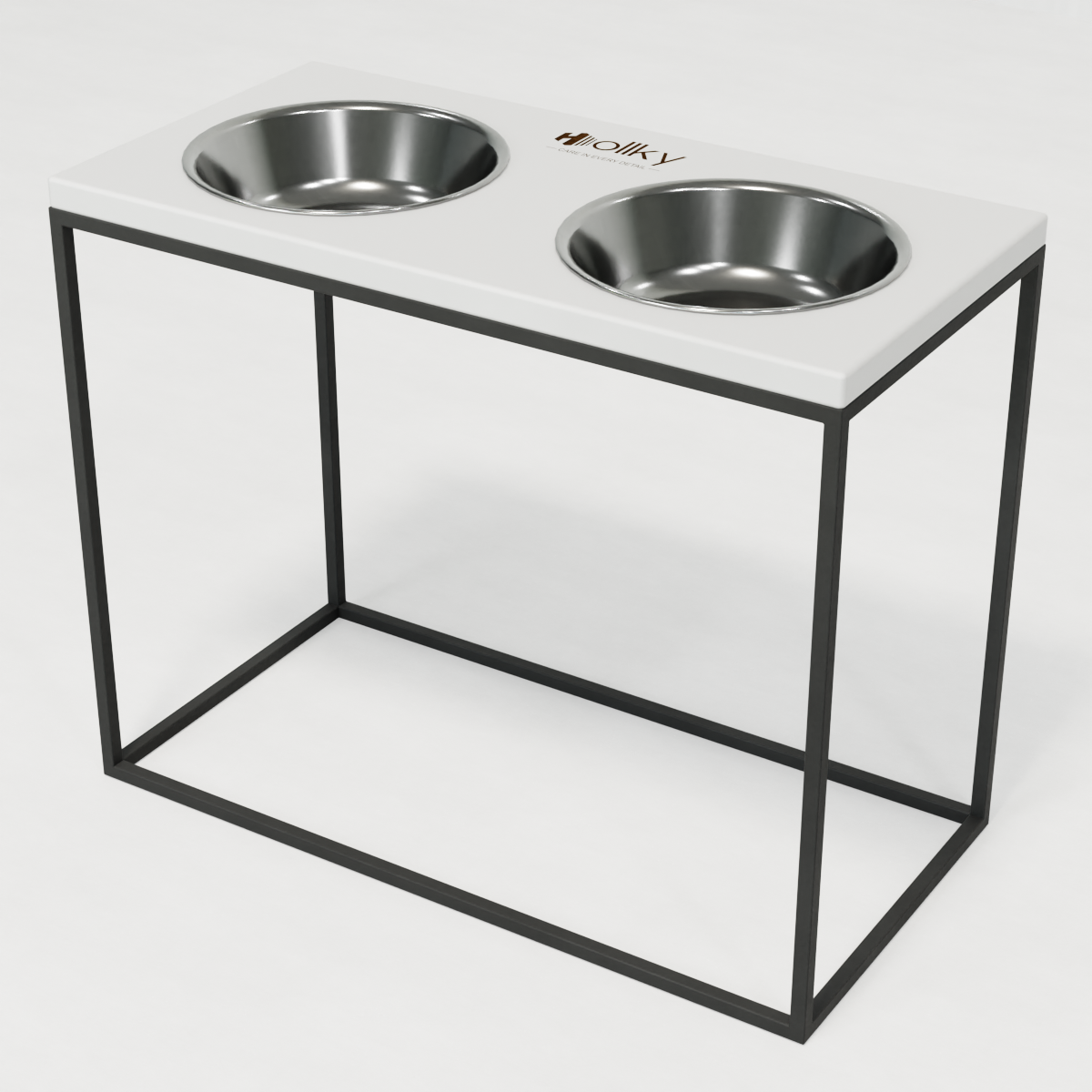 Миски на подставке для больших собак Hollky Base XL20 2х1,8 л (BXL40-522640-GRWH) - фото 9 Миски на подставке для больших собак Hollky Base XL20 2х1,8 л (BXL40-522640-GRWH) - фото 9