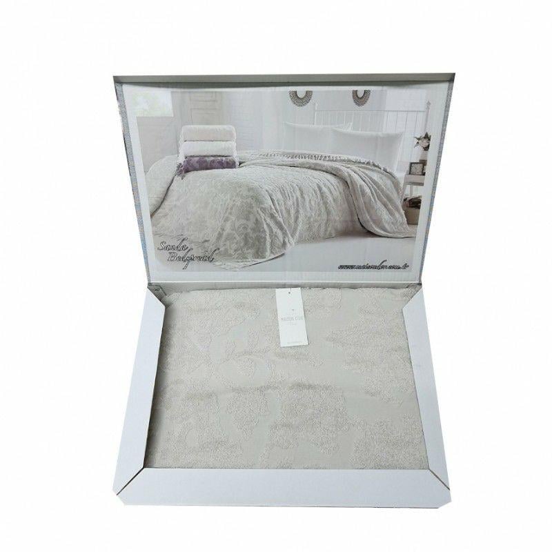 Простынь махровая Maison D'or Sanda евро 220х240 см Beige (2000022264847) - фото 5 Простынь махровая Maison D'or Sanda евро 220х240 см Beige (2000022264847) - фото 5