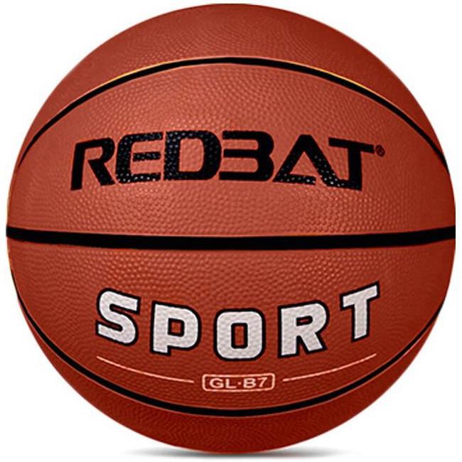 Баскетбольний м'яч Redbat Sport р. 7 Коричневий (28443652) - фото 4