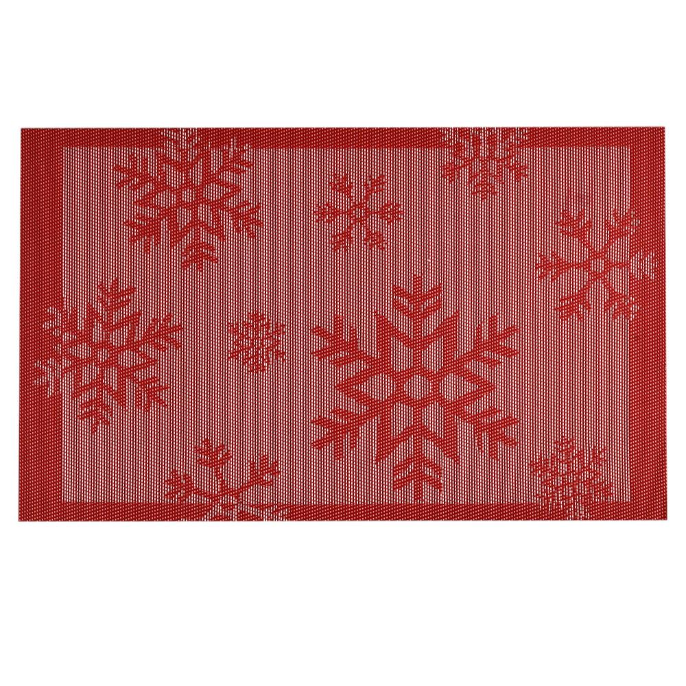 Набір серветок для сервірування R33654 ПВХ 6 шт. 30х45 см Червоний (32202077)