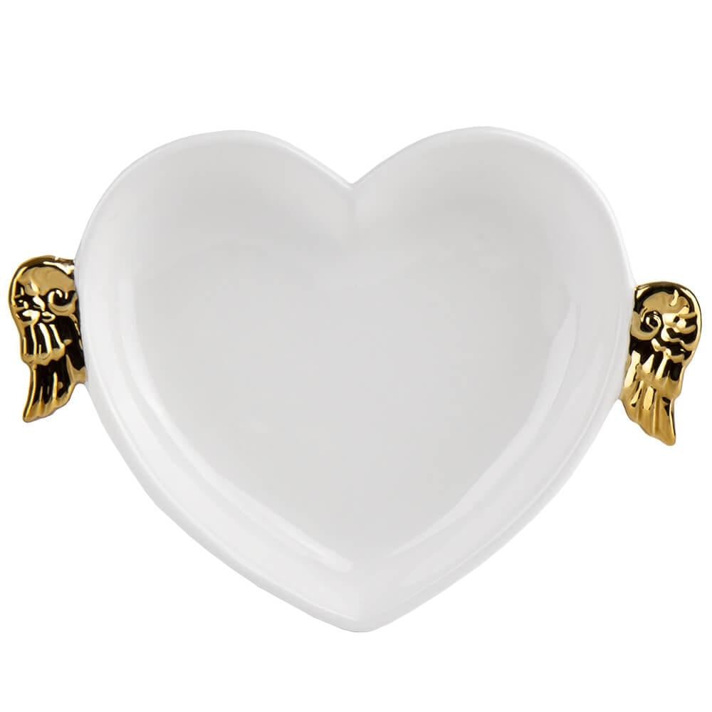 Тарелка керамическая Сердце ангела 21,9 см (4000-040)