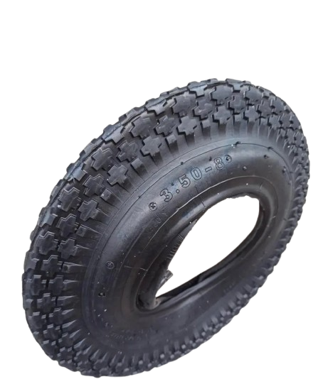 Покрышка с камерой для садовой и строительной тачки пневматическая 3,50-8