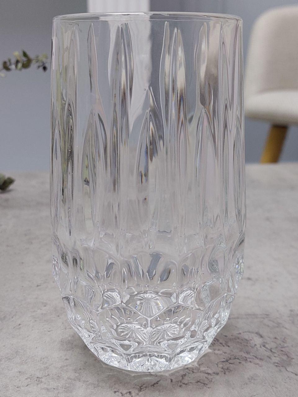 Набір високих склянок Смерека для води/соку 6 шт. 350 мл Прозорий (102-481)