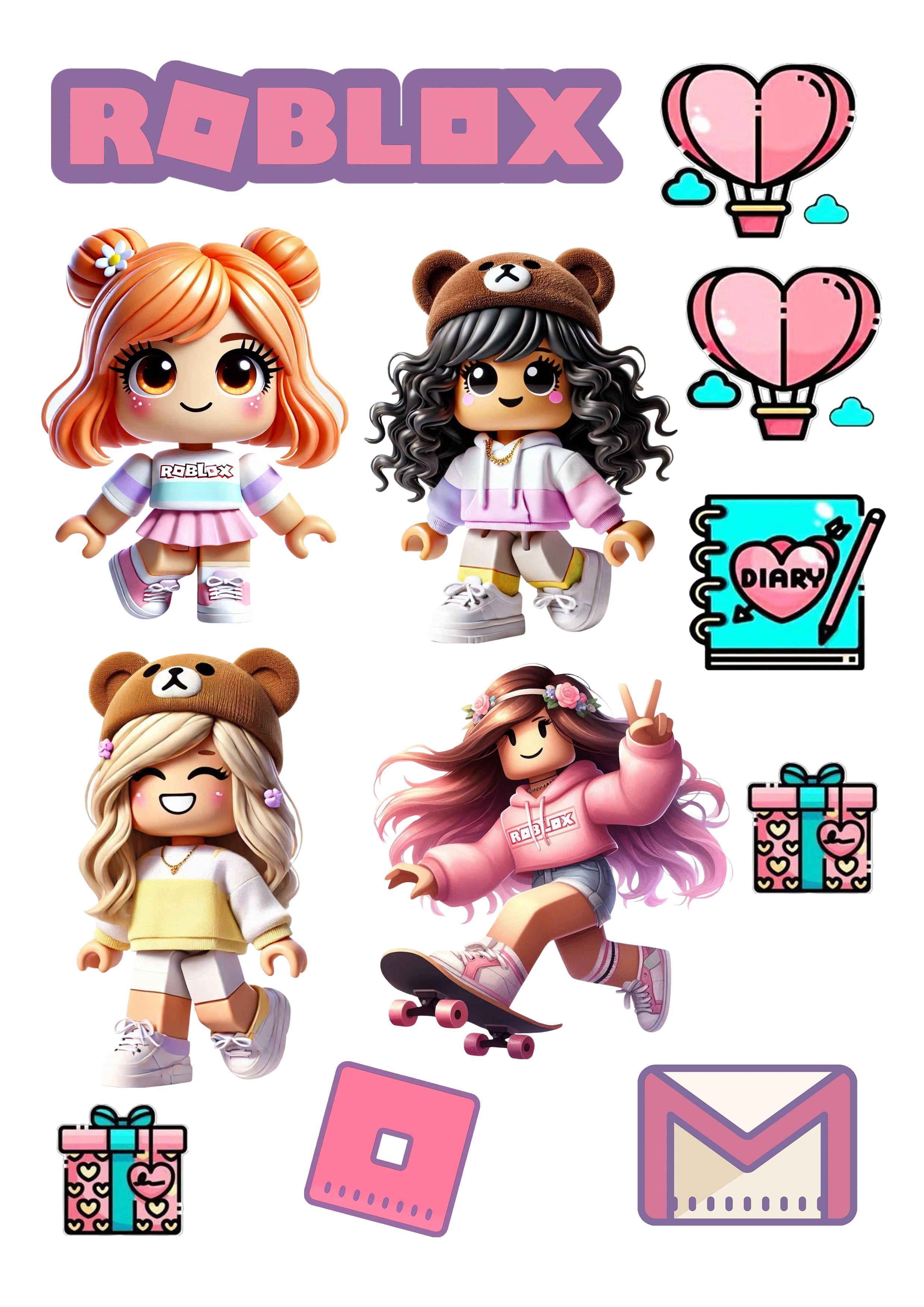 Папір вафельний для торта Roblox їстівний декор А4 (1302264201)