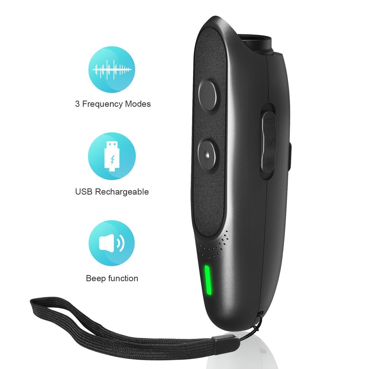 Ультразвуковой отпугиватель собак Ultrasonic PU30 аккумуляторный Black (17080) - фото 5 Ультразвуковой отпугиватель собак Ultrasonic PU30 аккумуляторный Black (17080) - фото 5