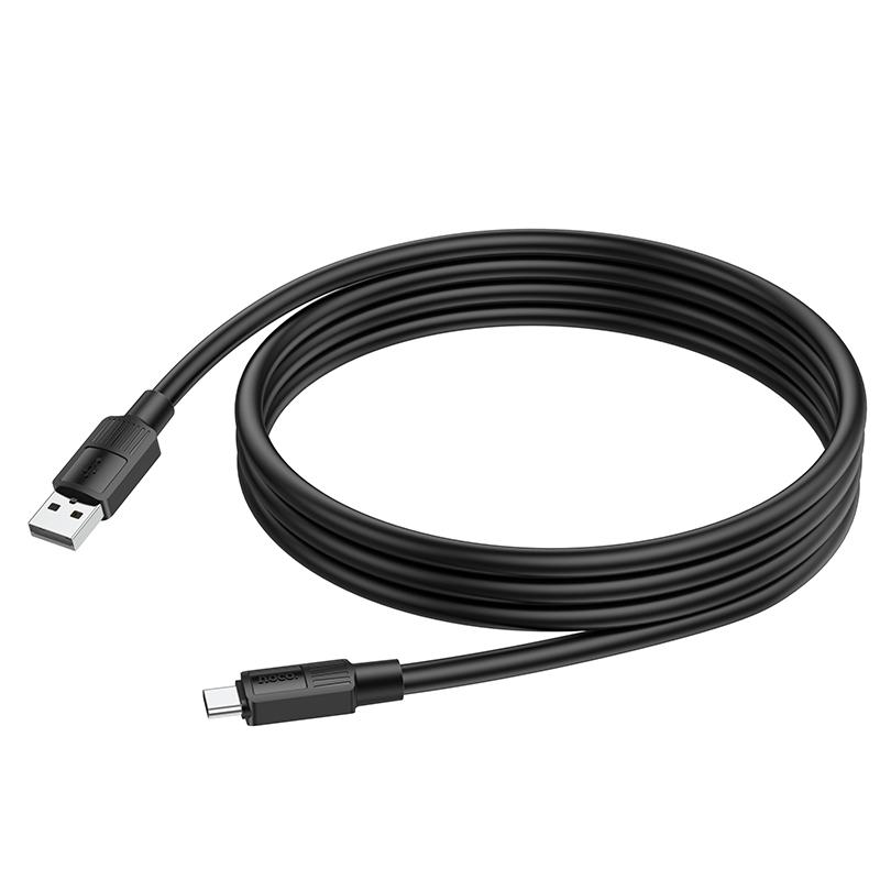 Кабель Hoco Type-C Solid X84 1 м Black (9822420) - фото 4