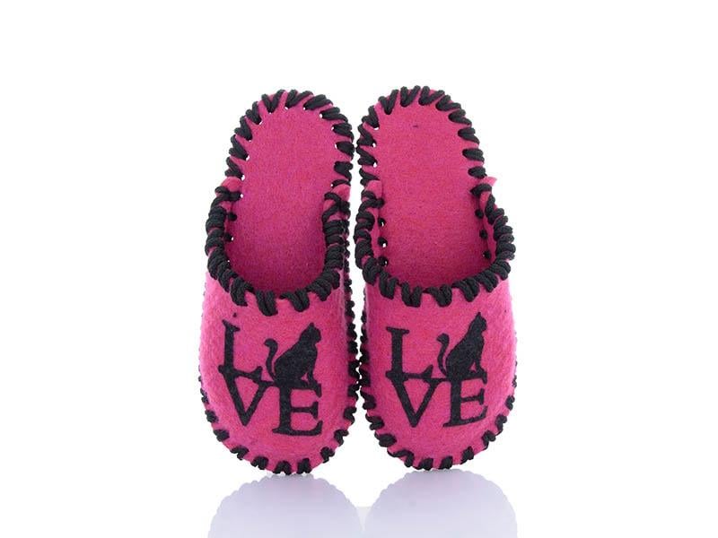 Капці фетрові дитячі VENDS 034 р. 32-33 Рожевий