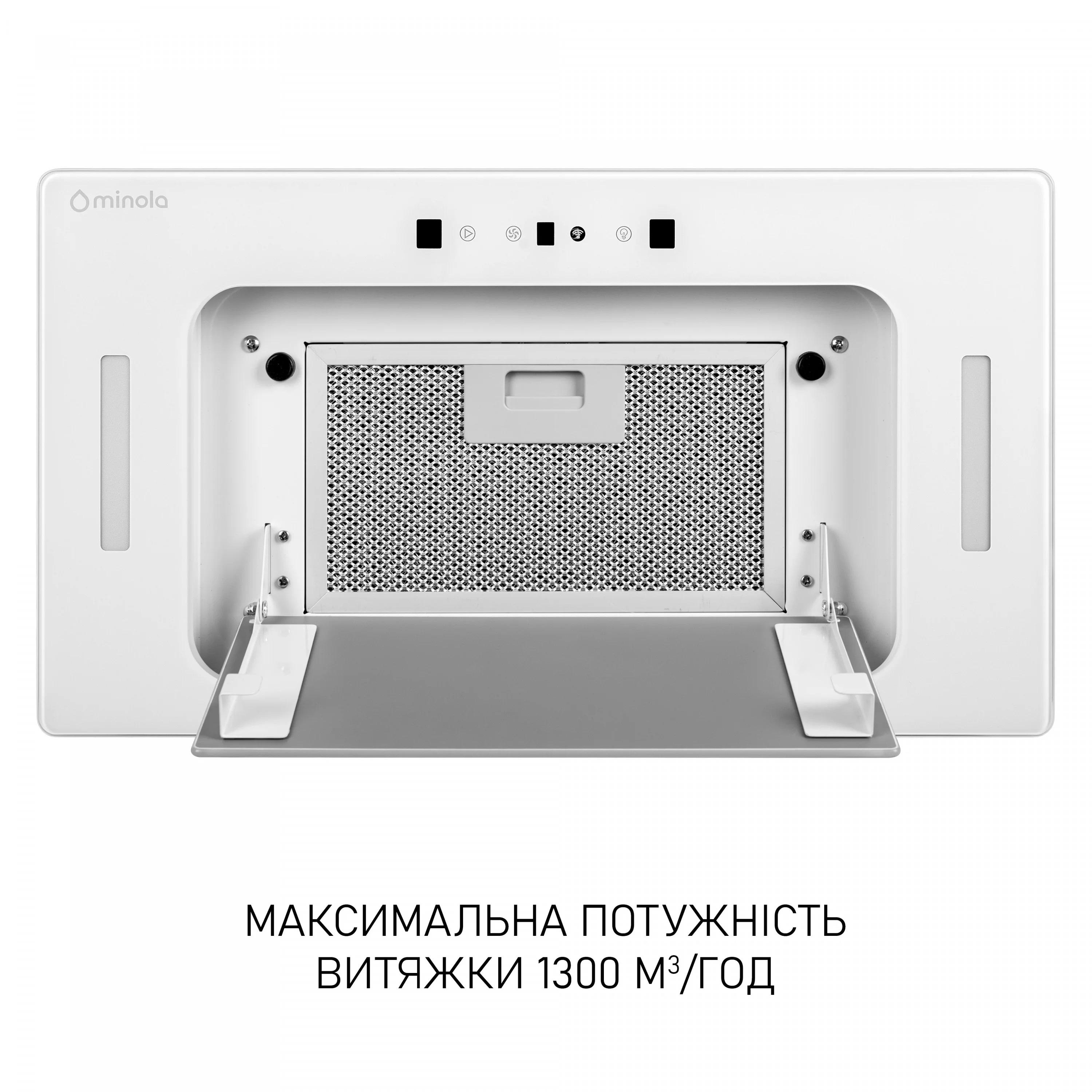 Витяжка повновбудована Minola BGH 5977 WH Silent - фото 4 Витяжка повновбудована Minola BGH 5977 WH Silent - фото 4