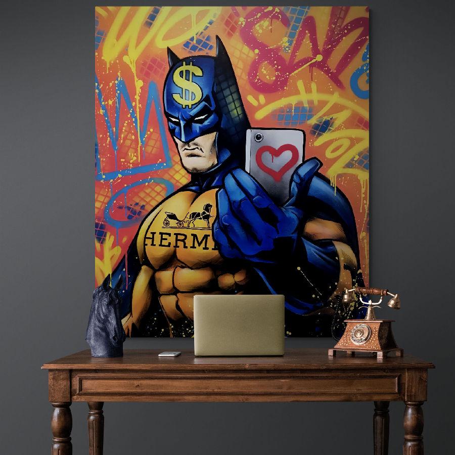 Картина HolstPrint Batman Hermes на холсте 50х70 см (RK0133)