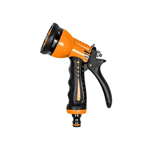 Пистолет для полива Zebra Twin Black Line пластиковый 8 режимов (ECO-7203T)