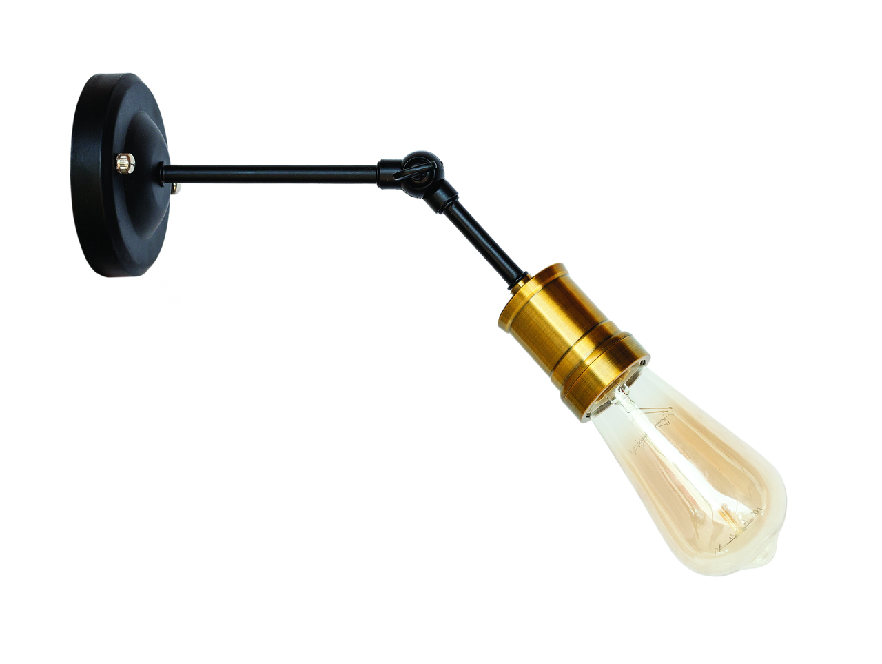 Бра Levistella Lofty з патроном AMP20 Чорний/Золотий (1963530527)